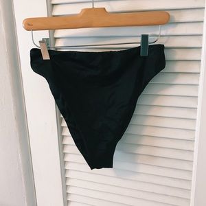 pacsun black high waisted bikini bottoms